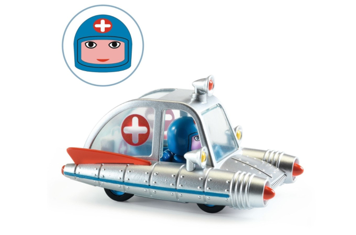 Ambulanta spatiala, Colectia Crazy Motors, Djeco [2]