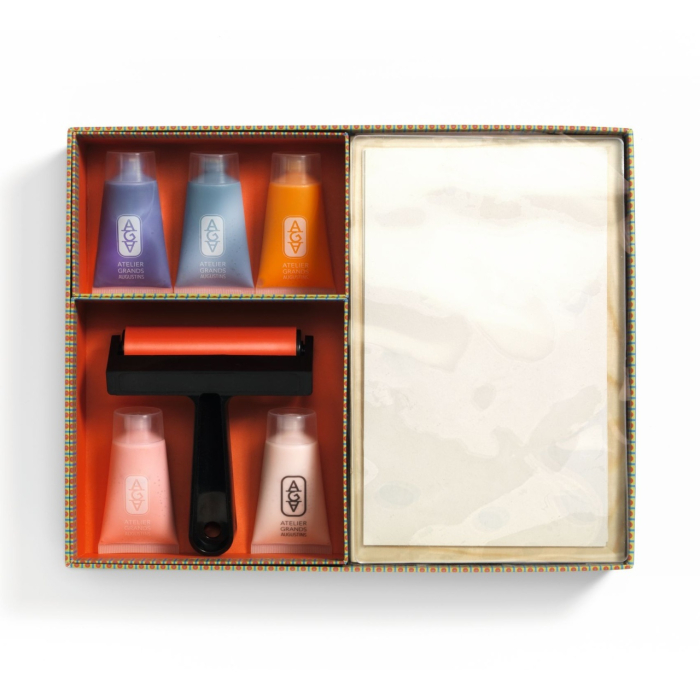 Atelier creativ 47 pentru adulti Imprimare pe gel, Djeco [2]