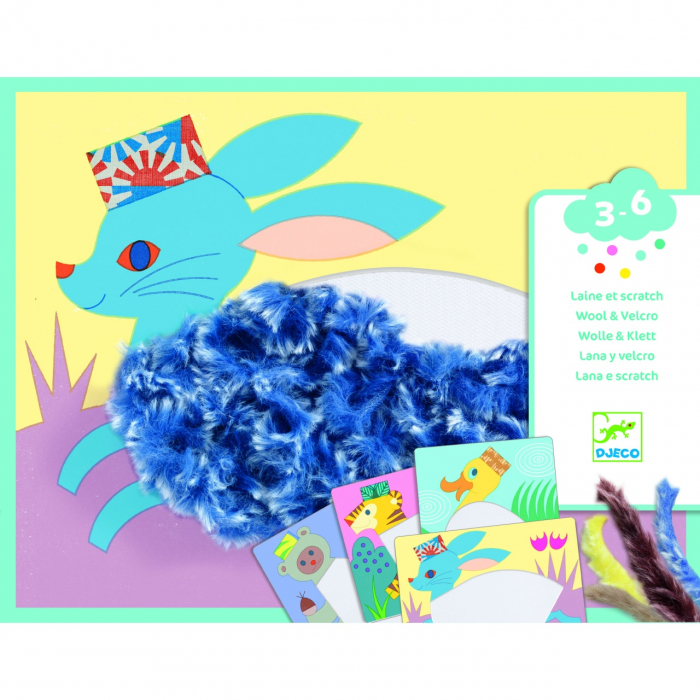 Atelier creativ Animalute cu caciulite, Djeco [4]