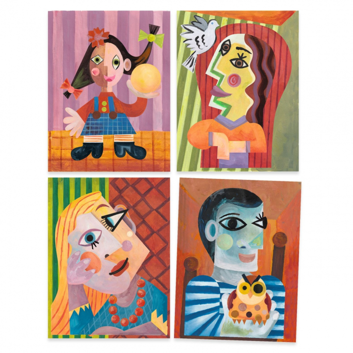 Atelier creativ Cap patrat Inspired by Picasso, Djeco [2]