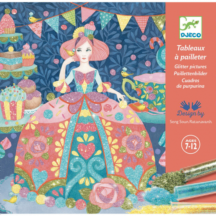 Atelier creativ cu sclipici Daydream, Djeco [5]