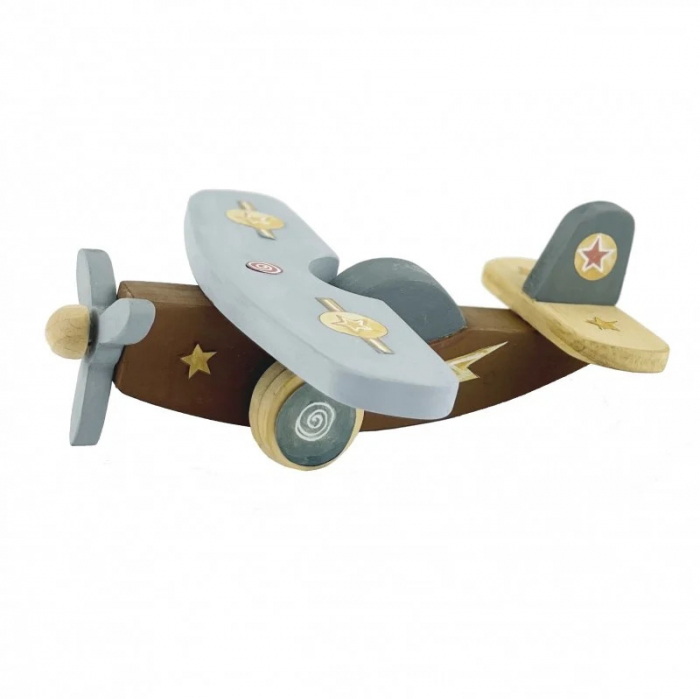 Avion din Lemn, Joc Educativ si Creativ de Asamblat si Pictat, Egmont Toys [2]