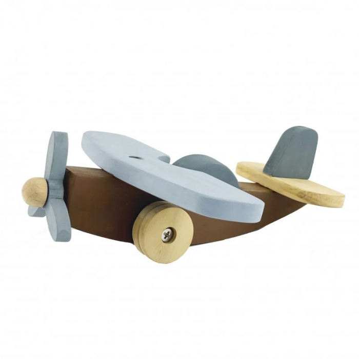 Avion din Lemn, Joc Educativ si Creativ de Asamblat si Pictat, Egmont Toys [4]