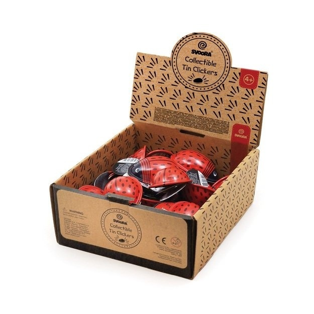 Buburuza metalica cu sunet Click-Clack, Svoora [3]