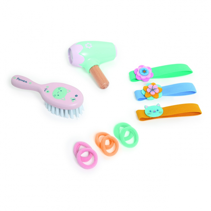 Colectia Pomea Set de coafura pentru papusi, Djeco [2]