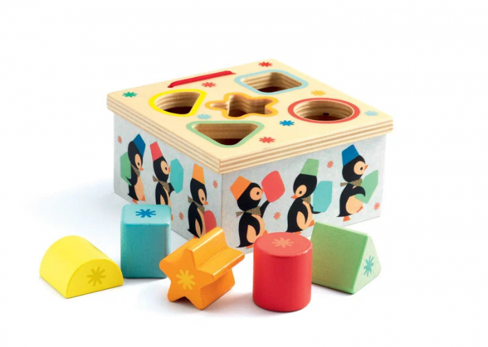 Cutia Formelor cu Pinguini, Djeco [2]