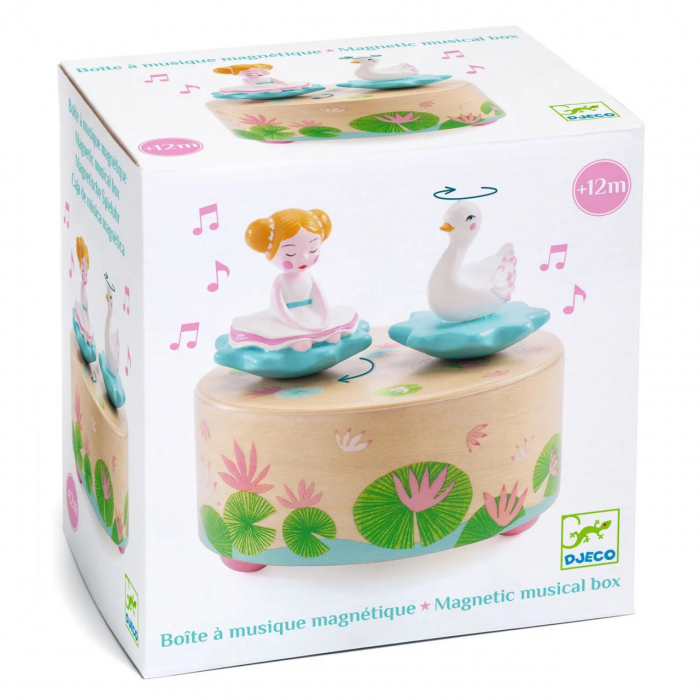 Cutie muzicala magnetica Balerina si Lebada, Djeco [2]
