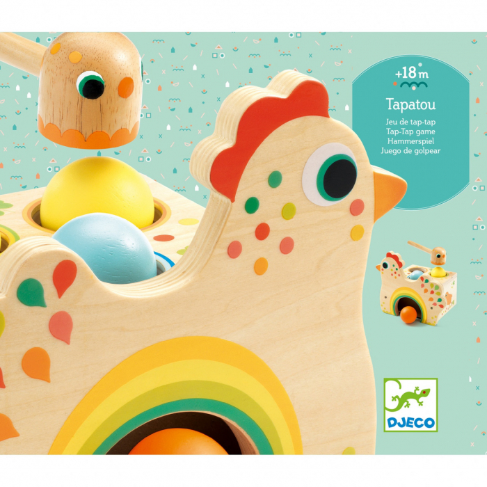 Gaina cu oua Tapatou Djeco, Jucarie Montessori [3]