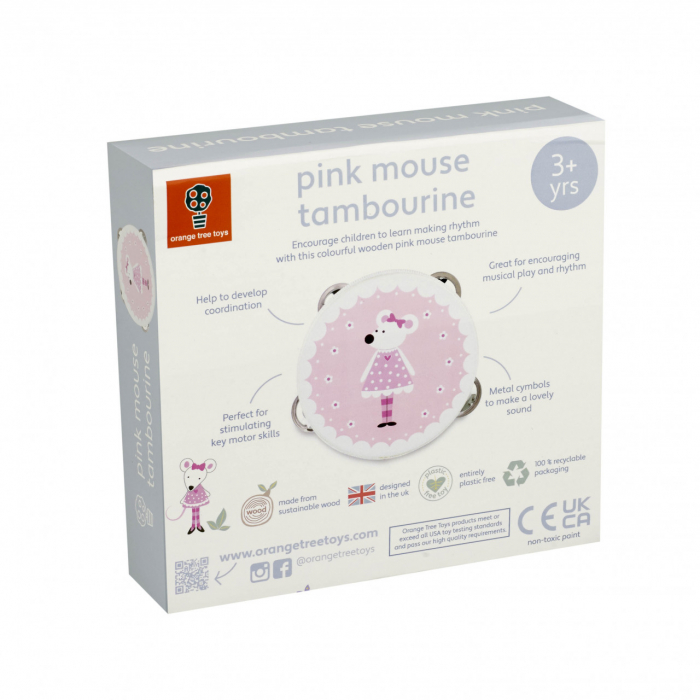 Instrument Muzical Tamburina, Orange Tree Toys [3]