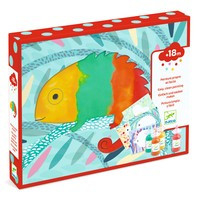 Joc creativ Bebe apasa si picteaza, Djeco [5]