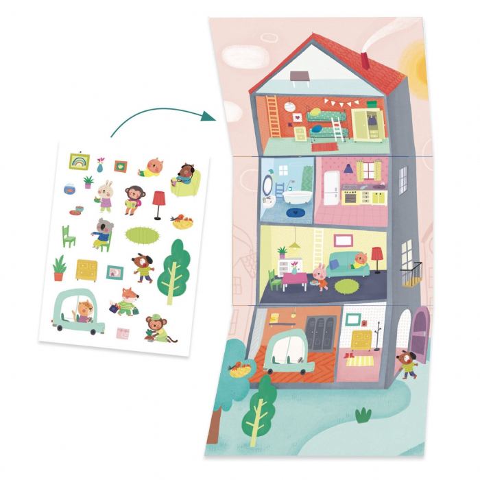 Joc creativ Casa animalelor, Djeco [3]