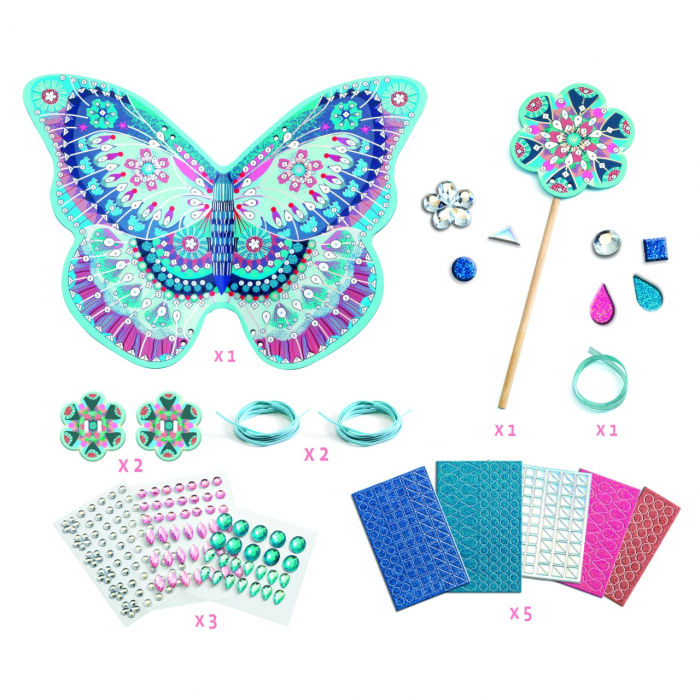 Joc creativ DIY Aripi si bagheta fermecata, Djeco [2]