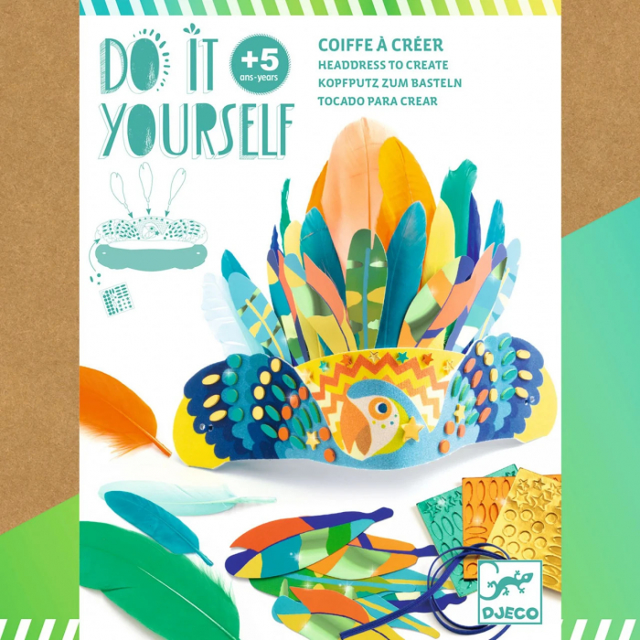 Joc creativ DIY Coroana Carnavalul de la Rio, Djeco [7]