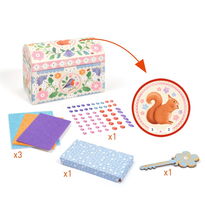Joc creativ DIY Cufar fermecat, Djeco [3]