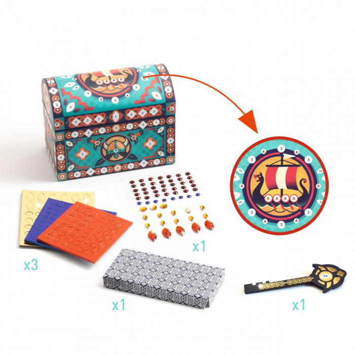 Joc creativ DIY Cufar secret, Djeco [4]