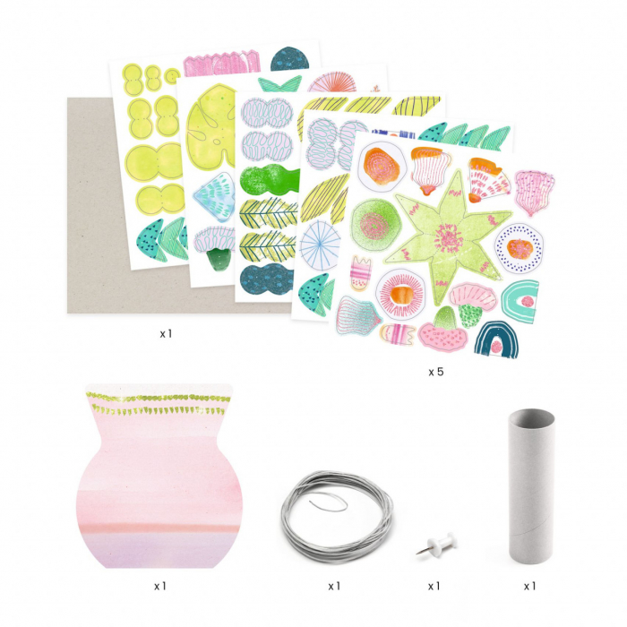 Joc creativ DIY Flori delicate, Djeco [2]