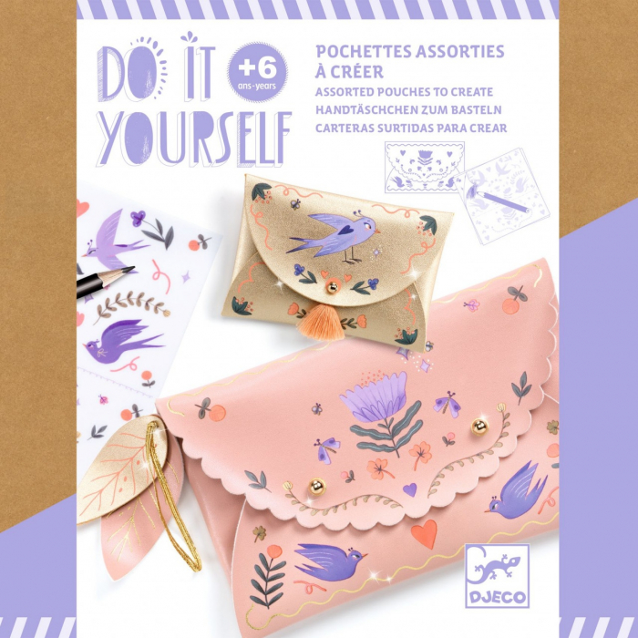 Joc creativ DIY Poseta si portmoneu, Djeco [4]