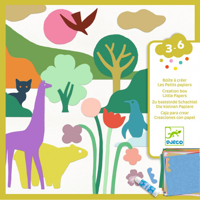 Joc Creativ Little Papers, Djeco [6]