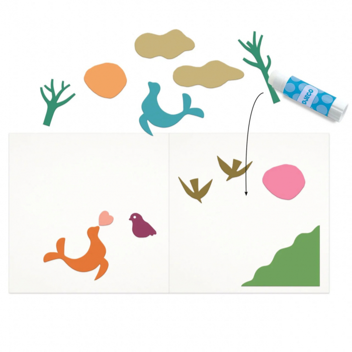 Joc Creativ Little Papers, Djeco [5]