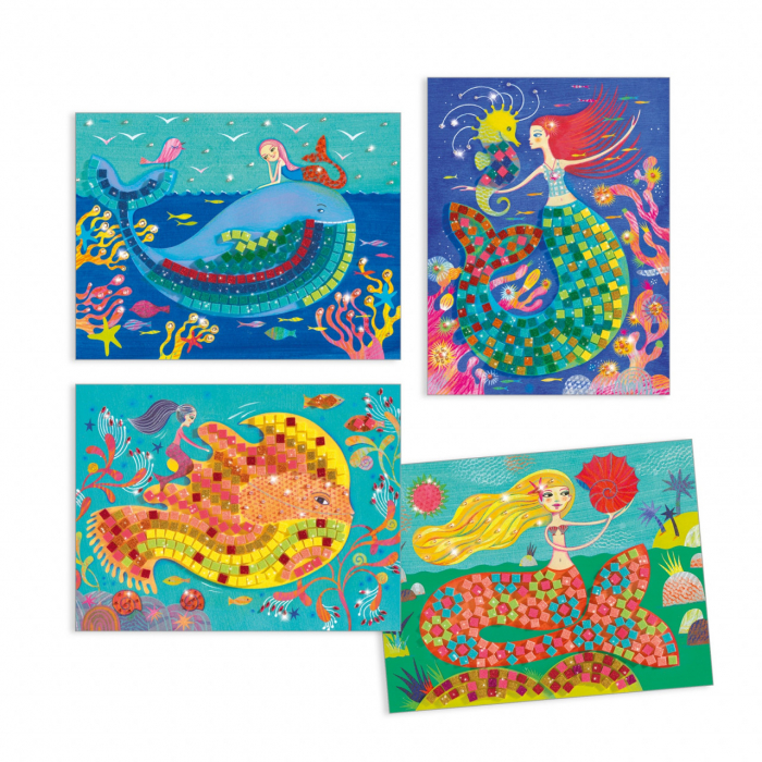 Joc creativ mozaic Sirene, Djeco [3]