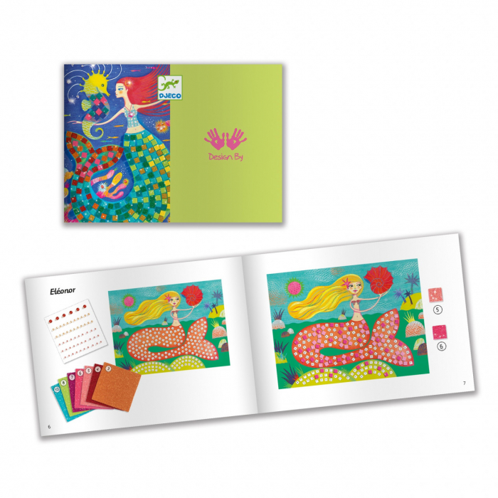 Joc creativ mozaic Sirene, Djeco [4]