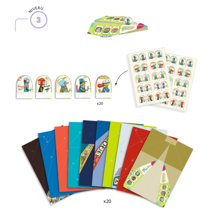 Joc creativ origami Avioane, Djeco [5]