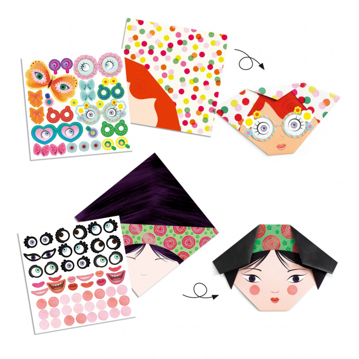 Joc creativ origami Personaje, Djeco [2]