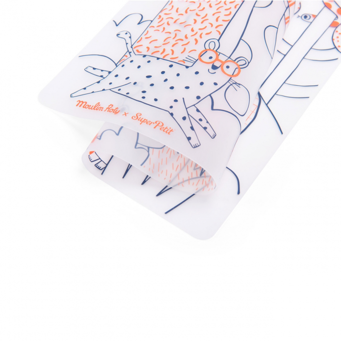 Joc creativ Plansa din silicon de colorat, Moulin Roty [3]