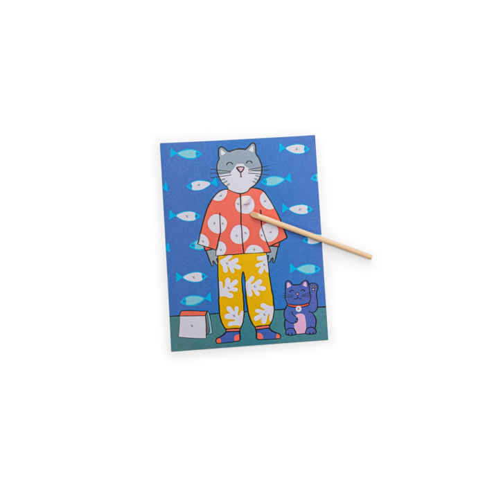 Joc creativ Planse fantastice cu animale haioase, Moulin Roty [2]