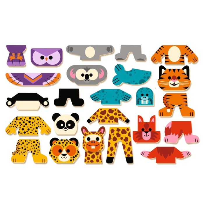 Joc cu magneti Mix'n'match, Djeco [5]