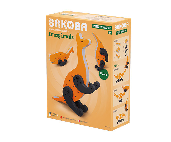 Joc de construit cu blocuri de spuma PengWhalOo, Bakoba [5]