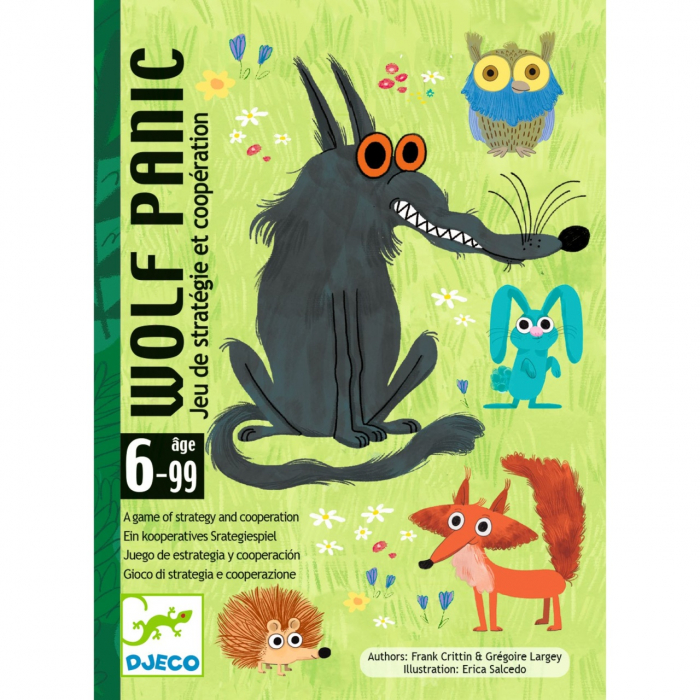 Joc de cooperare cu carti Wolf Panic, Djeco [2]
