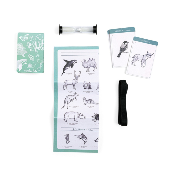 Joc de observatie Ce animal sunt? Moulin Roty [4]