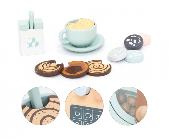 Joc de rol Aparat de cafea cu accesorii, UMU Toys [3]