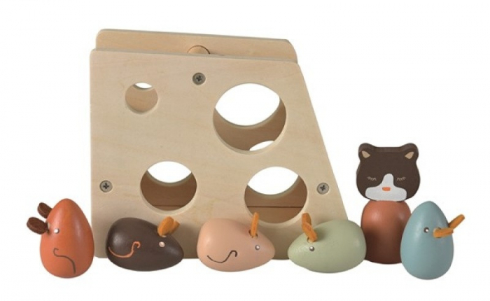 Joc de stivuire Cascavalul, Pisica si soriceii, Egmont Toys [1]