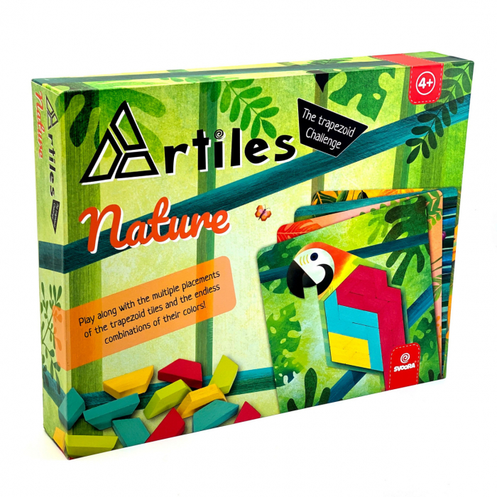 Joc educativ tip mozaic cu forme trapezoidale, Natura [1]