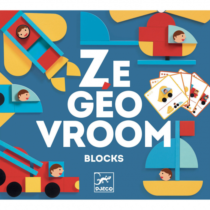Joc educativ Ze GeoVroom, Djeco [5]