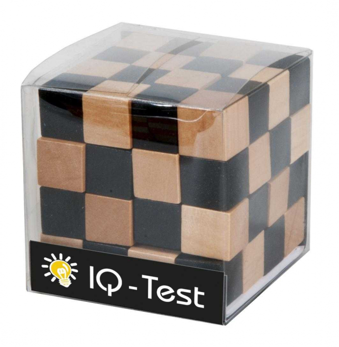 Joc logic IQ 3D Puzzle negru&natural Anaconda , Fridolin [3]