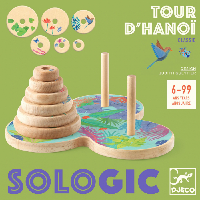 Joc logic Turnul din Hanoi, Djeco [3]
