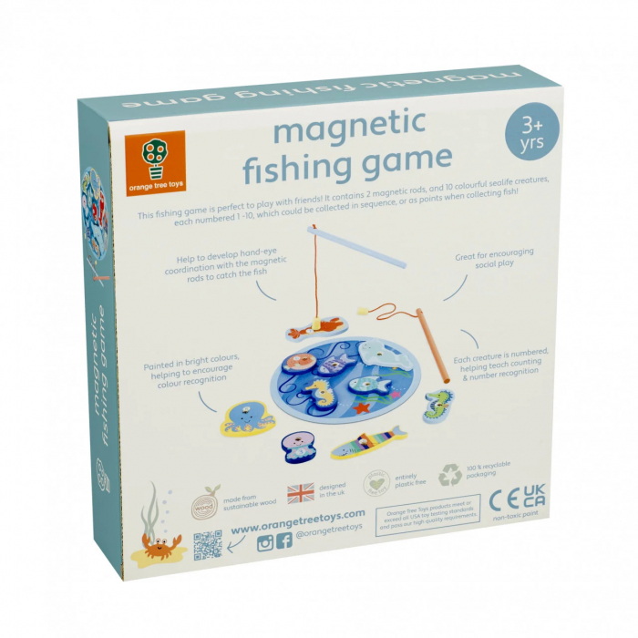 Joc Magnetic de Pescuit Vietati Marine, Numerotate 1-10, 2 Undite Magnetice [5]