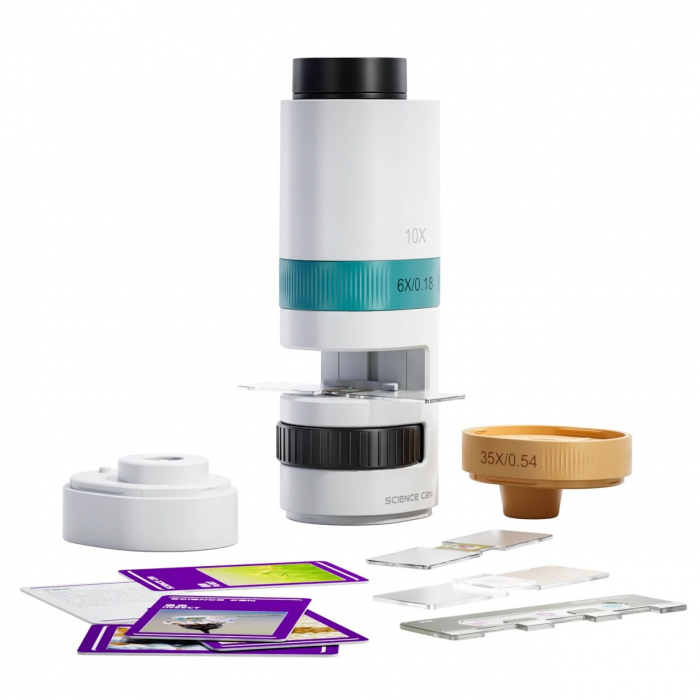 Joc STEM Microscop cu proiector 350, TopBright [1]