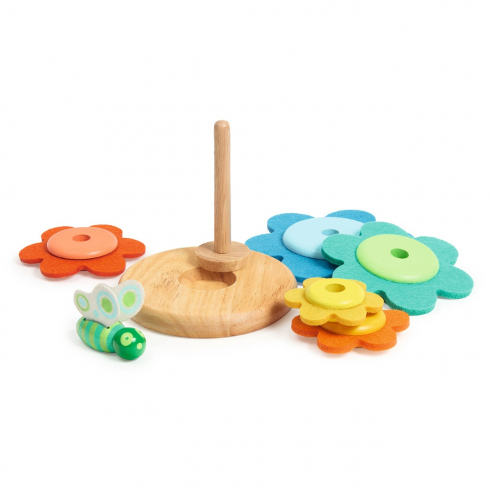 Jucarie Montessori Turn flori si fluture, Djeco [3]