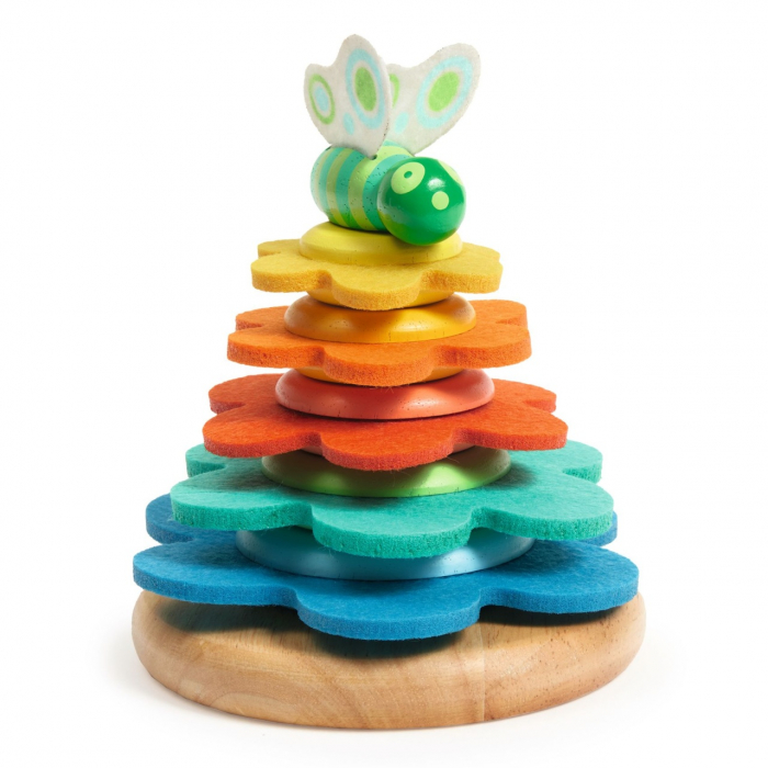 Jucarie Montessori Turn flori si fluture, Djeco [2]