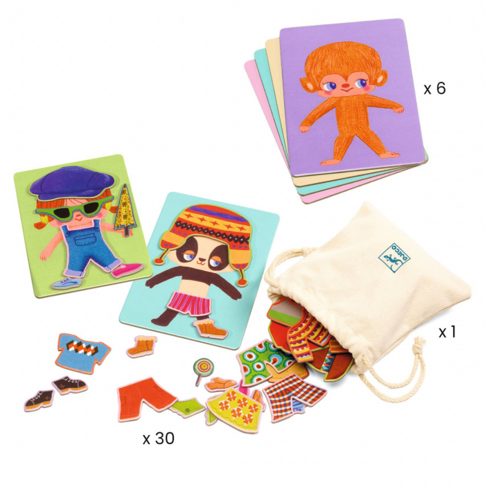 Jucarii educative Dress Up Bingo, Djeco [2]
