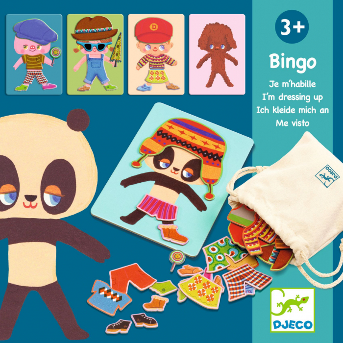 Jucarii educative Dress Up Bingo, Djeco [3]