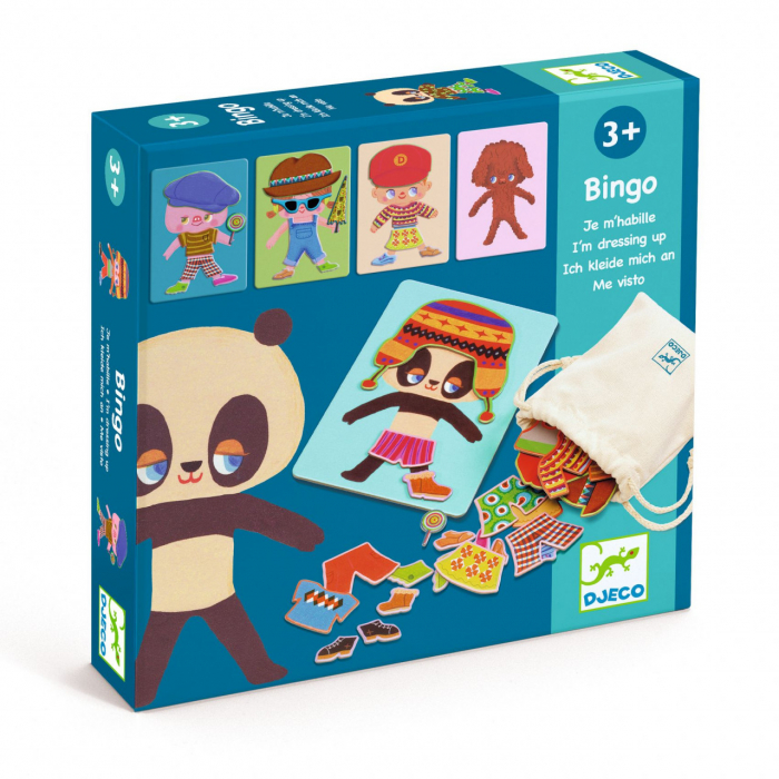 Jucarii educative Dress Up Bingo, Djeco [1]