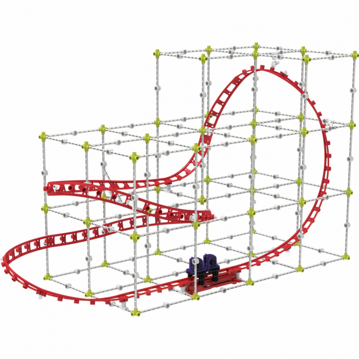 Kit STEM Inginerie pentru Roller Coaster - 305 Piese, 20 Experimente [4]