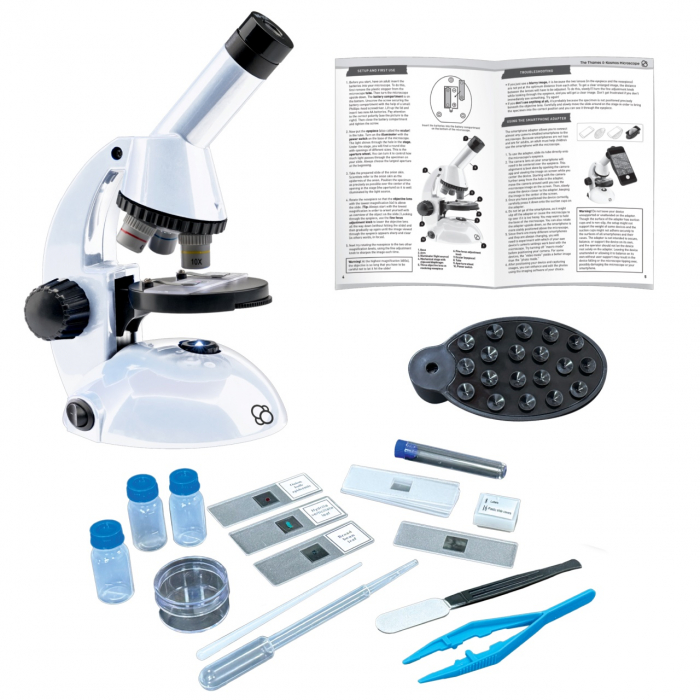 Kit STEM Microscop cu adaptor pentru telefon, Thames & Kosmos [2]