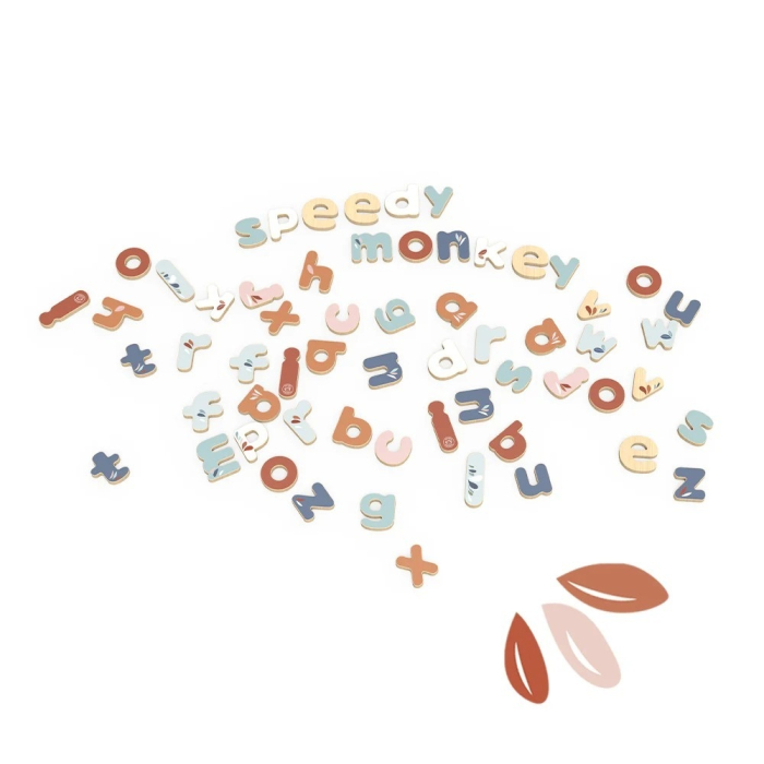 Litere magnetice din lemn, Speedy Monkey [4]