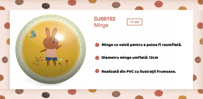 Minge Iepuras si Pisicuta, 12 cm, cu Valva, din PVC [3]